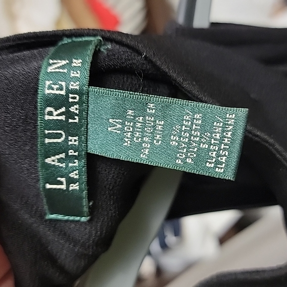 Black Ralph Lauren jumpsuit, with tassel belt, size M - Picture 5 of 5